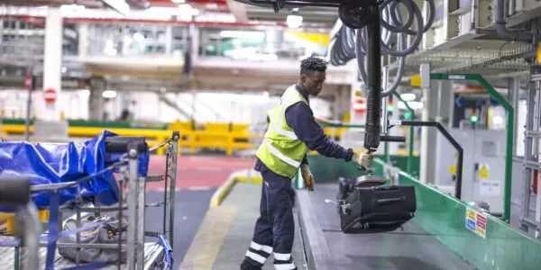 Loading and unloading baggage