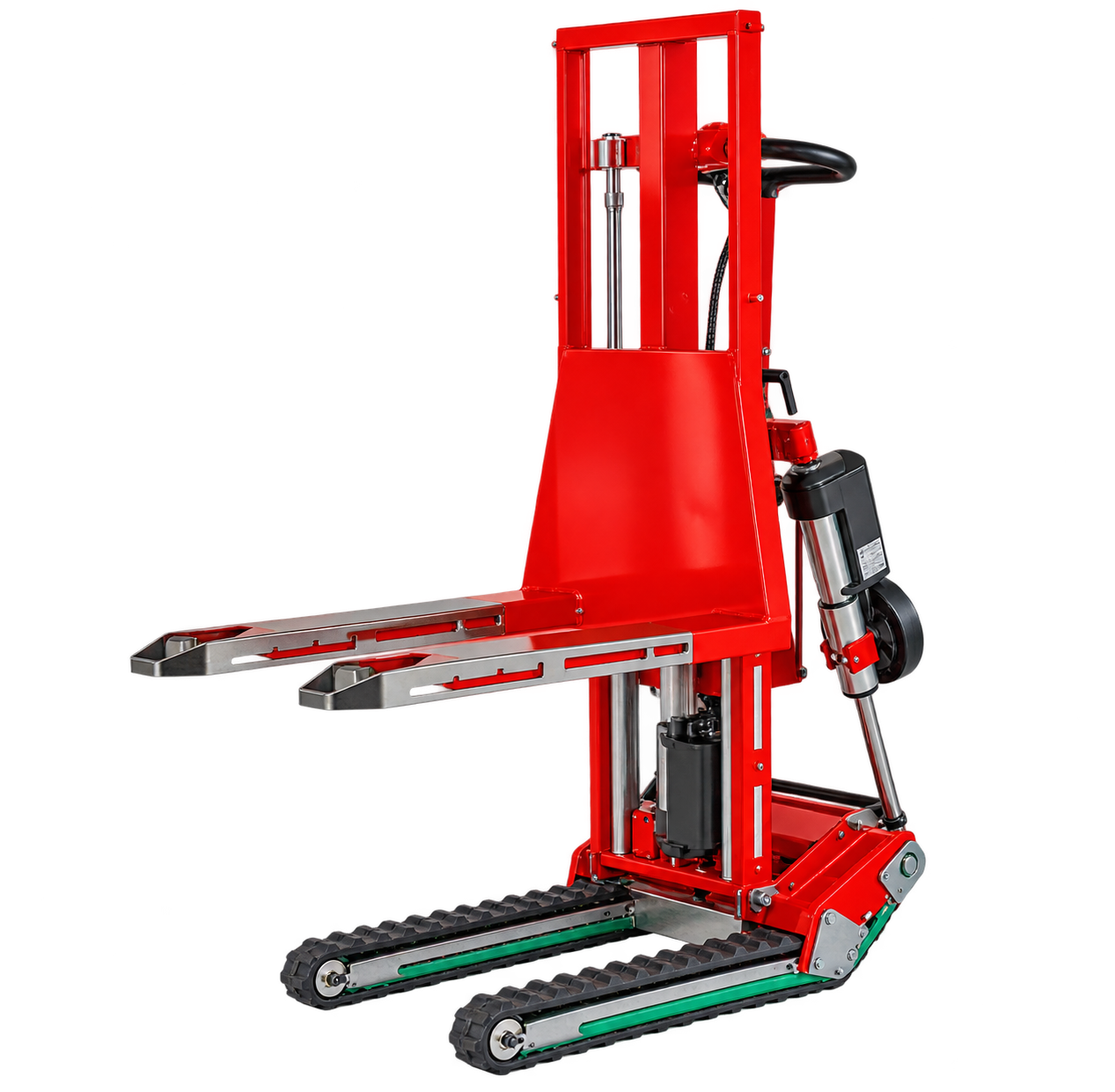 Electric stair climbing pallet truck