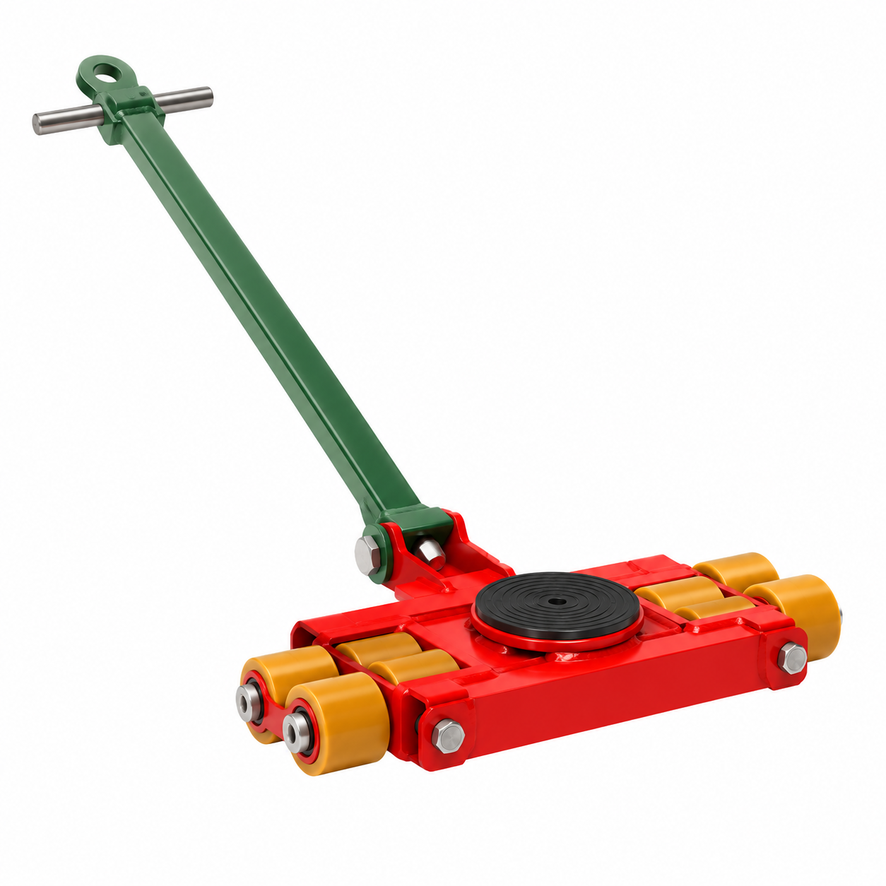 Machinery moving transport trolley