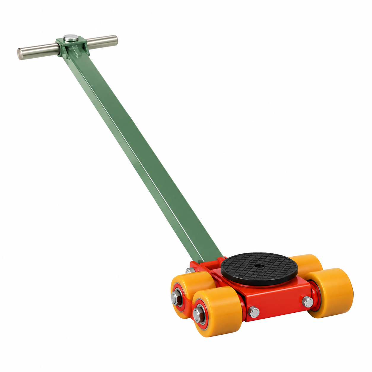Heavy load machinery transport trolley